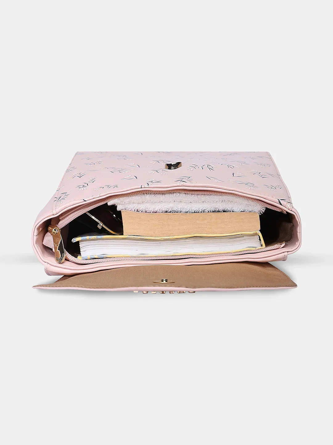 Caprese Merida Printed Large Blush Backpack - Image 11
