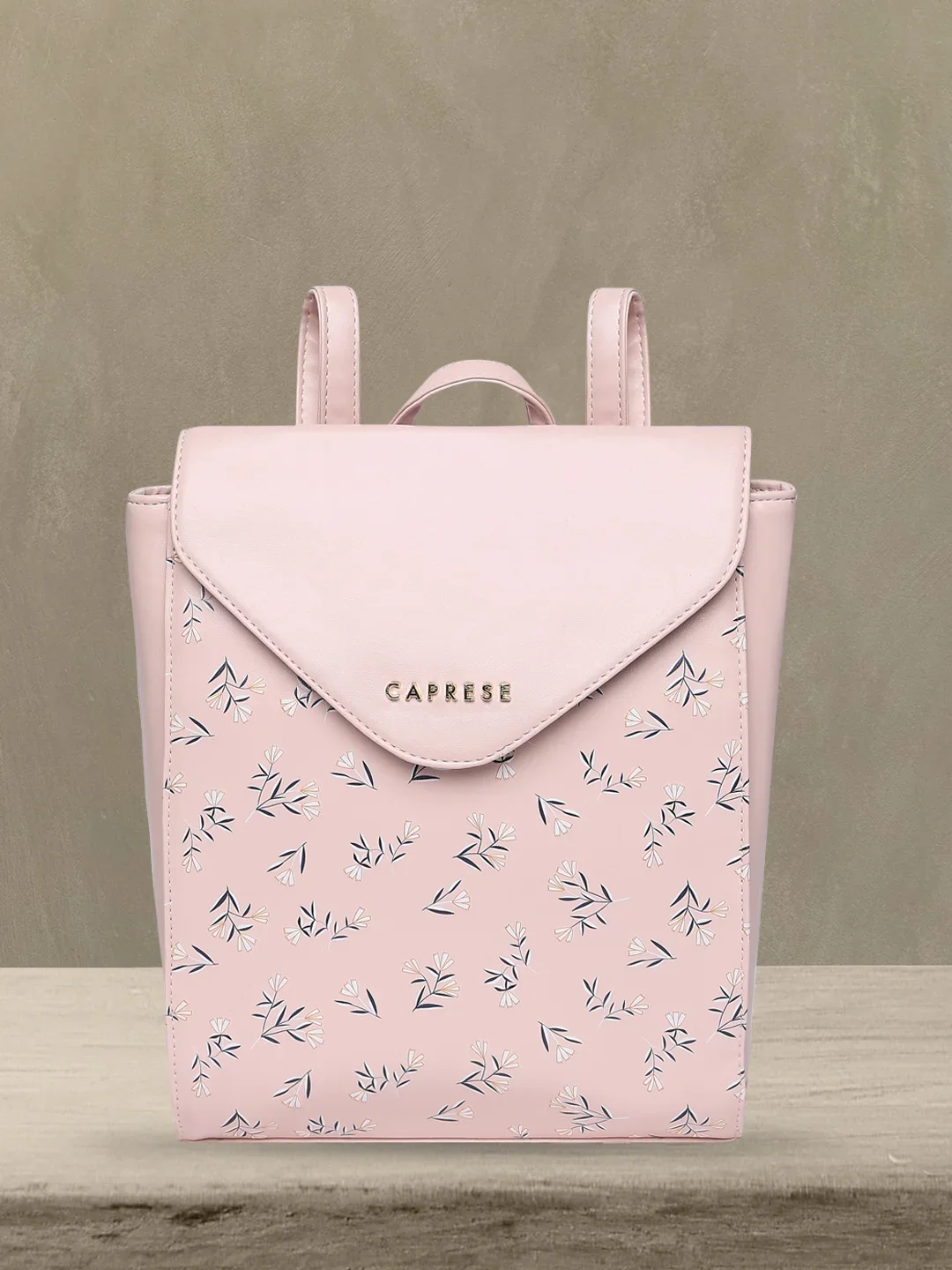 Caprese Merida Printed Large Blush Backpack - Image 2
