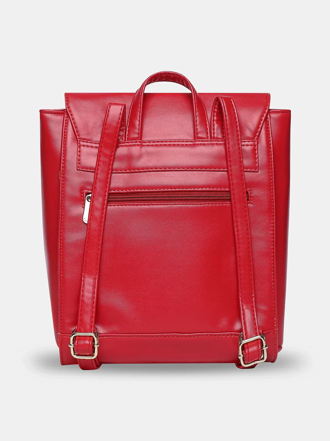 Caprese Merida Printed Large Red Backpack - Image 7