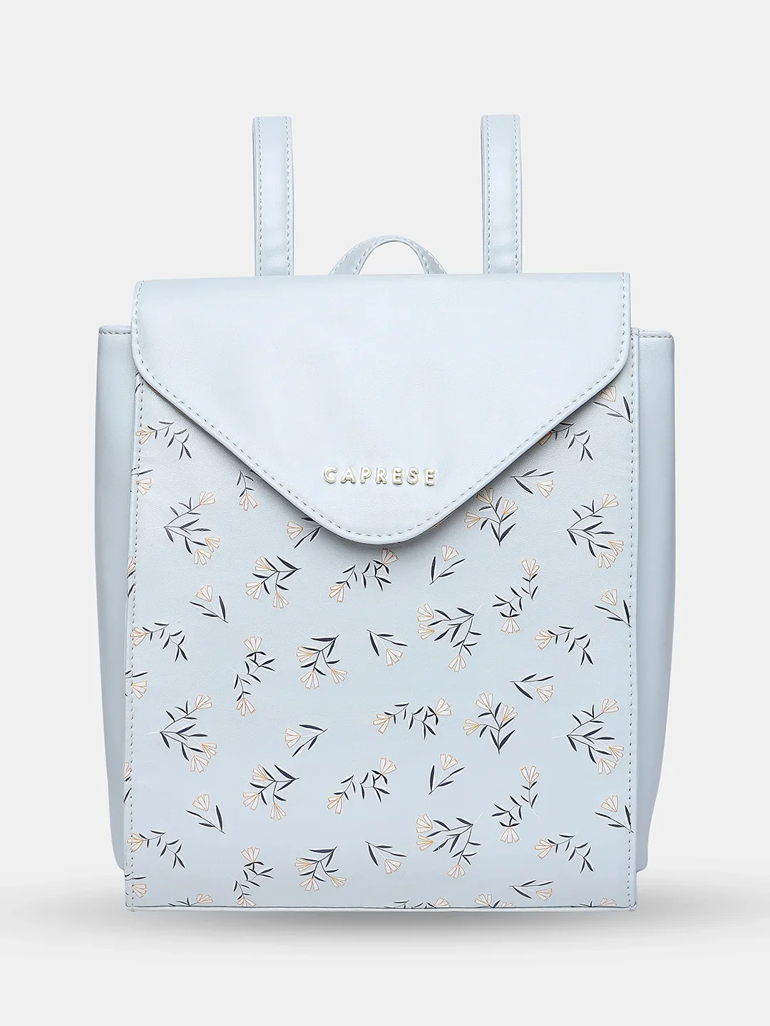 Caprese Merida Printed Large Sky Blue Backpack