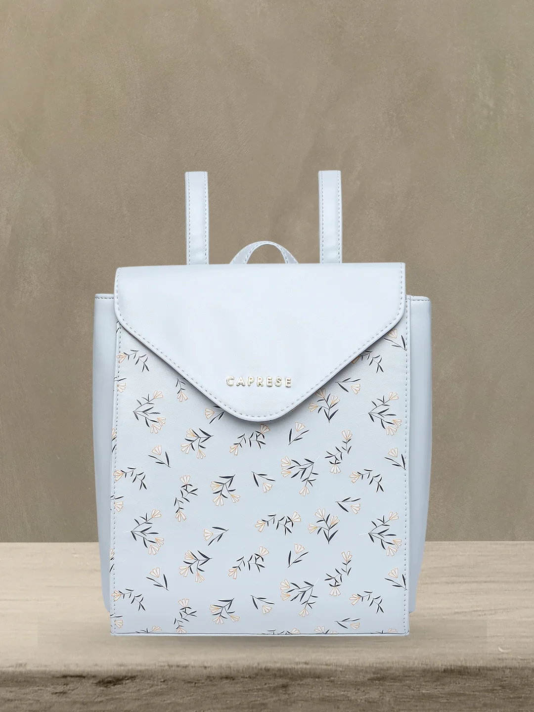 Caprese Merida Printed Large Sky Blue Backpack - Image 2