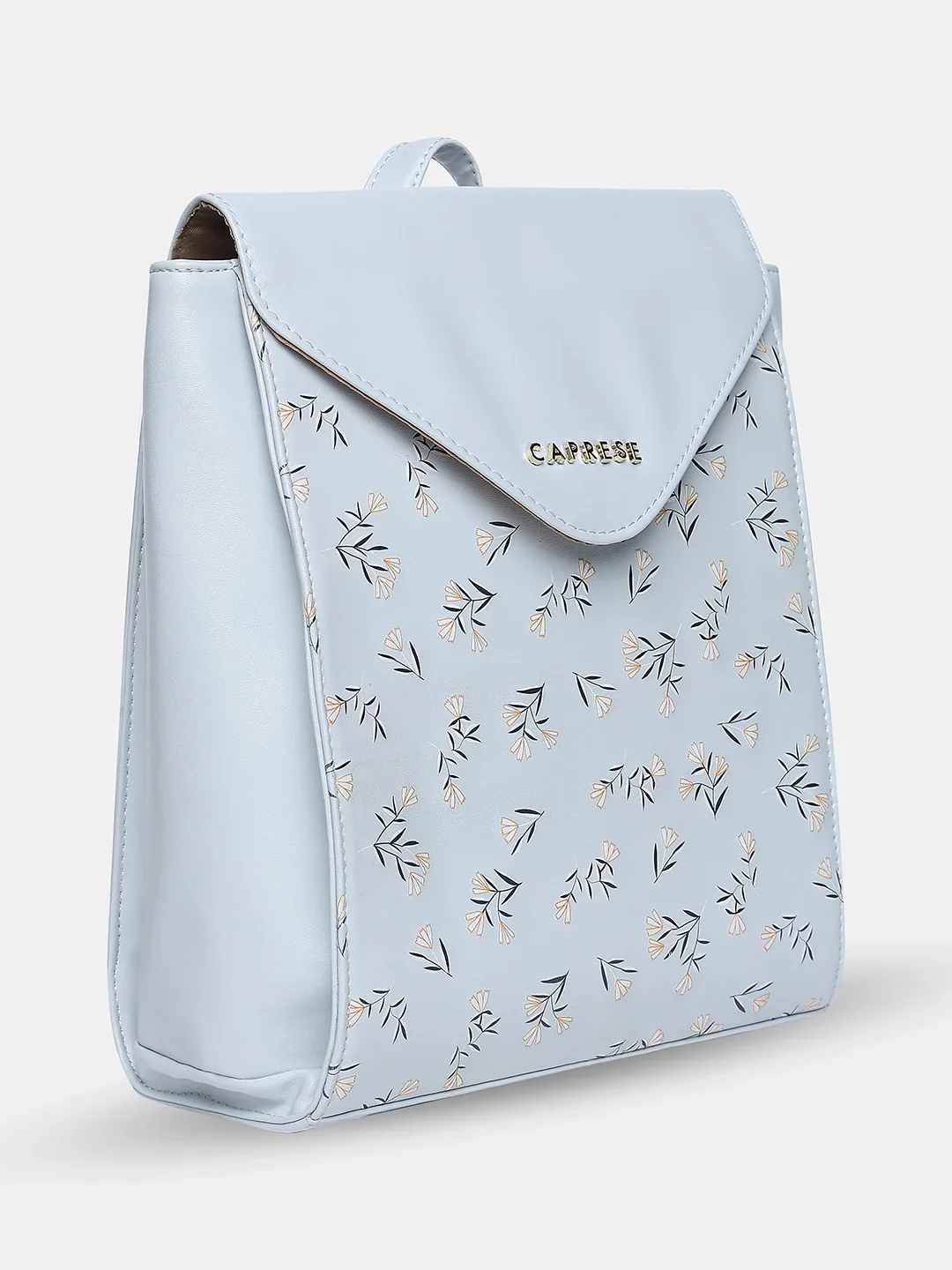 Caprese Merida Printed Large Sky Blue Backpack - Image 4