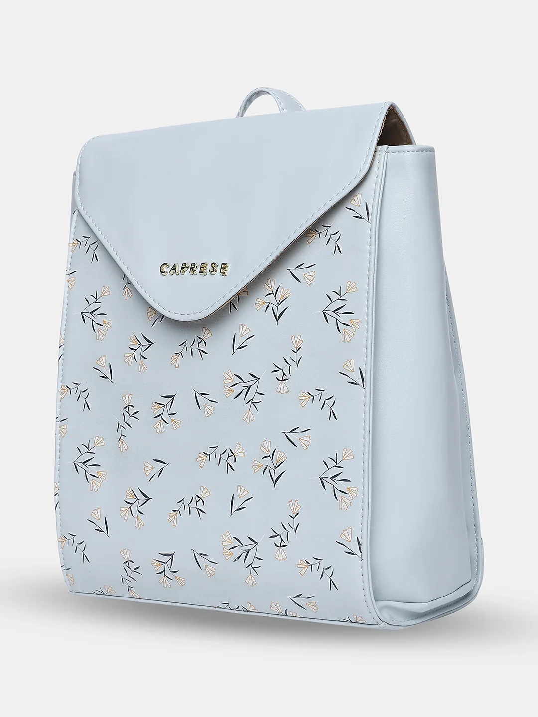 Caprese Merida Printed Large Sky Blue Backpack - Image 6