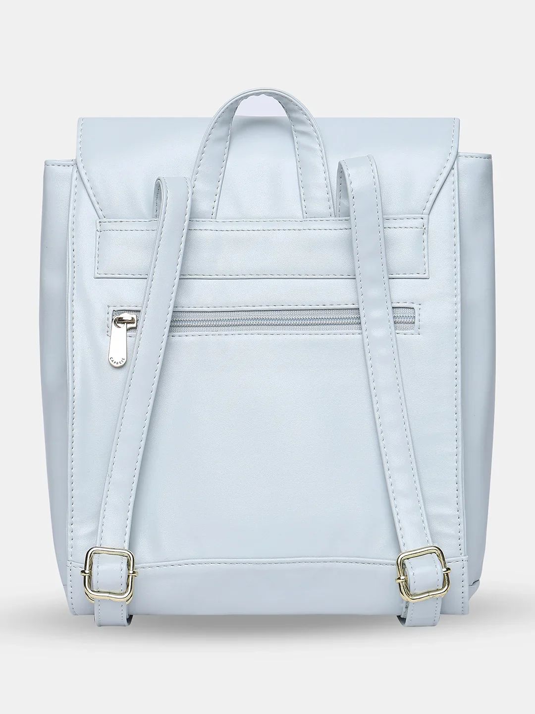 Caprese Merida Printed Large Sky Blue Backpack - Image 7