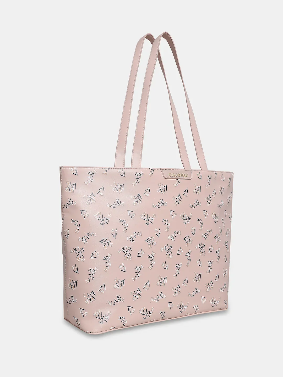 Caprese Merida Tote Printed Large Blush Laptop Bag - Image 4