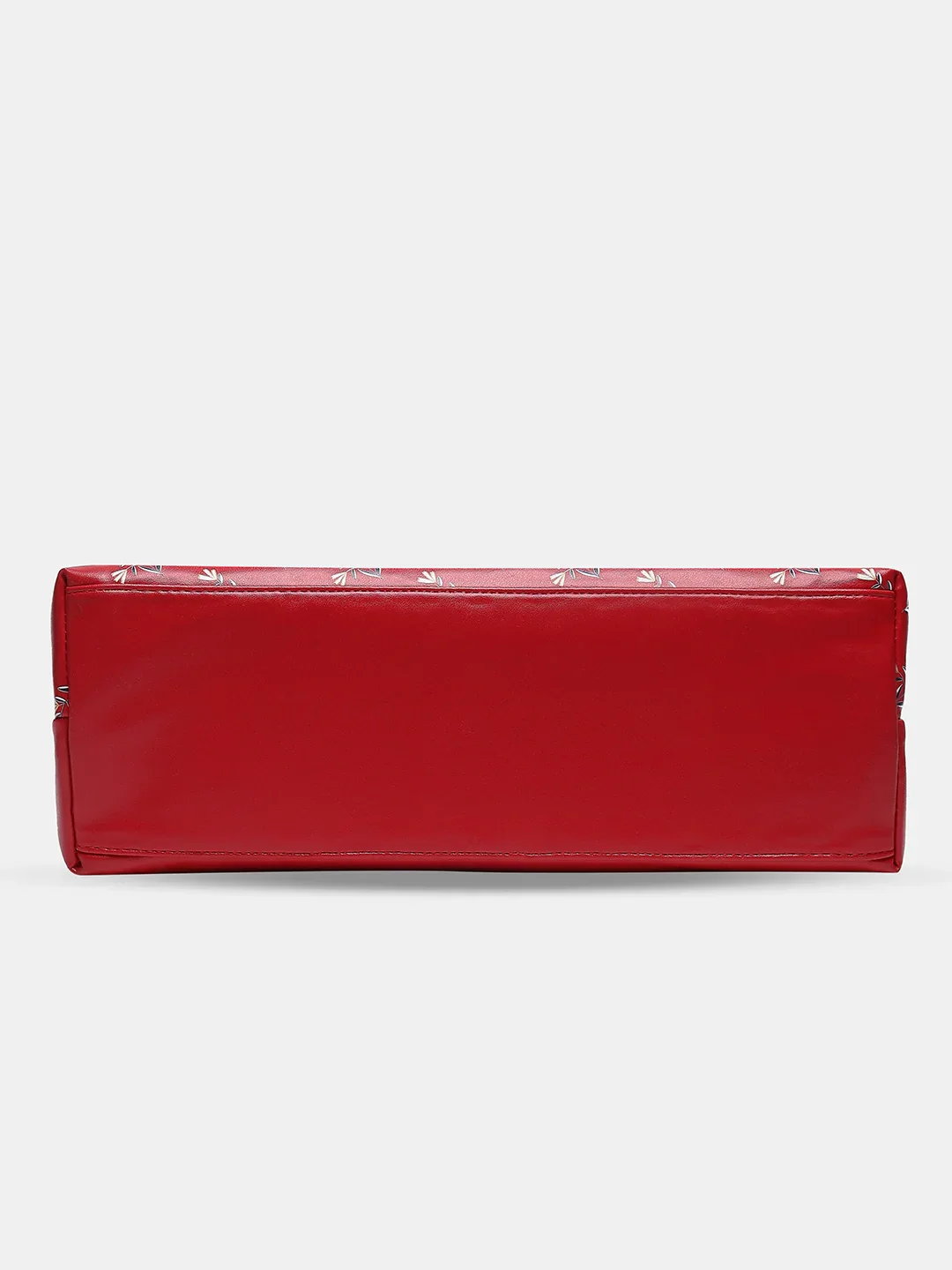 Caprese Merida Large Printed Red Satchel Bag - Image 14