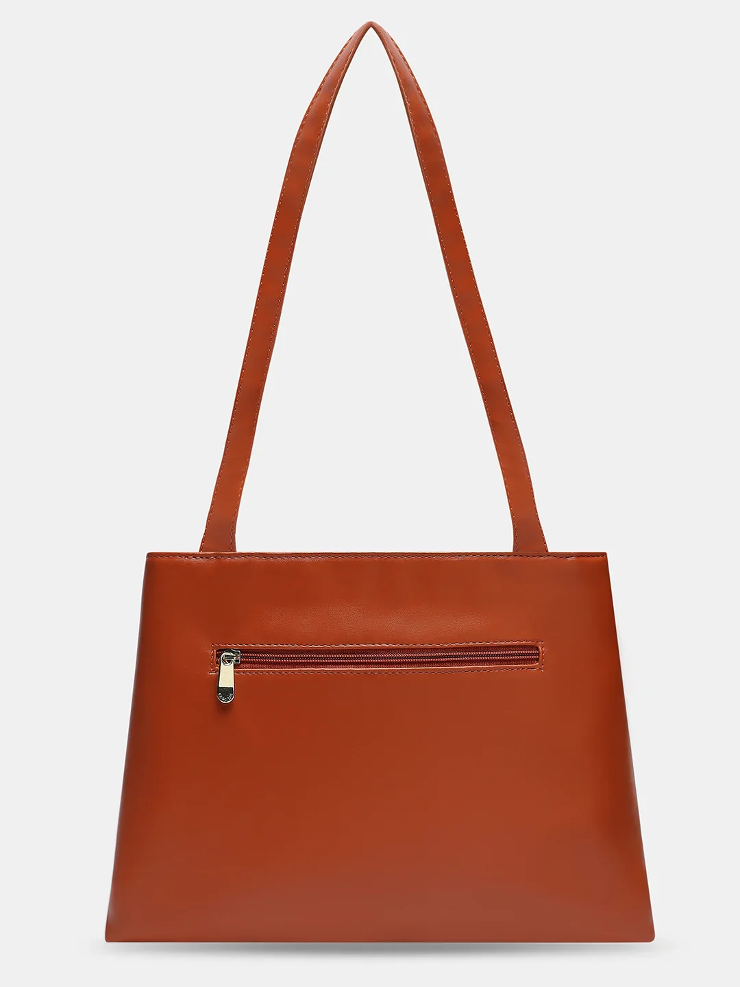 Caprese Merida Printed Large Tan Satchel Bag - Image 7