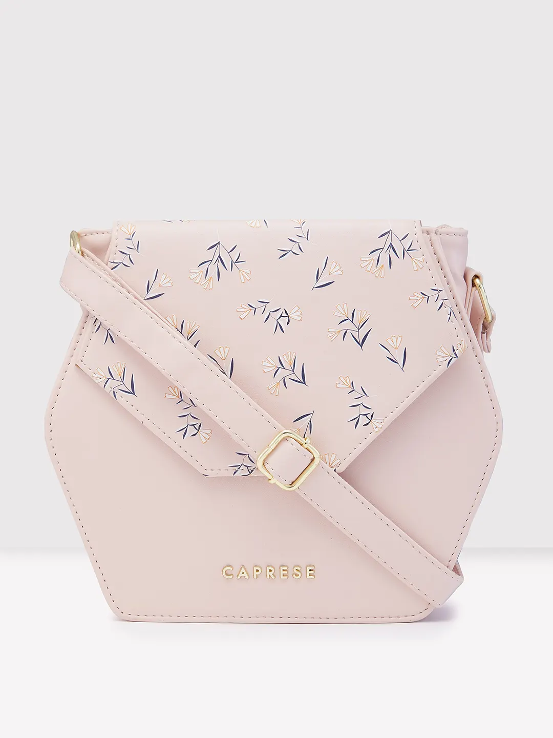 Caprese Merida Medium Printed Blush Sling Bag