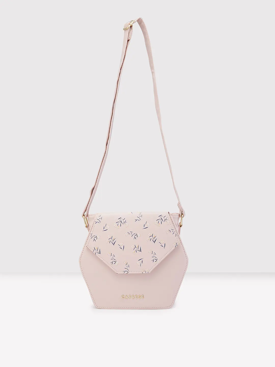 Caprese Merida Medium Printed Blush Sling Bag - Image 14