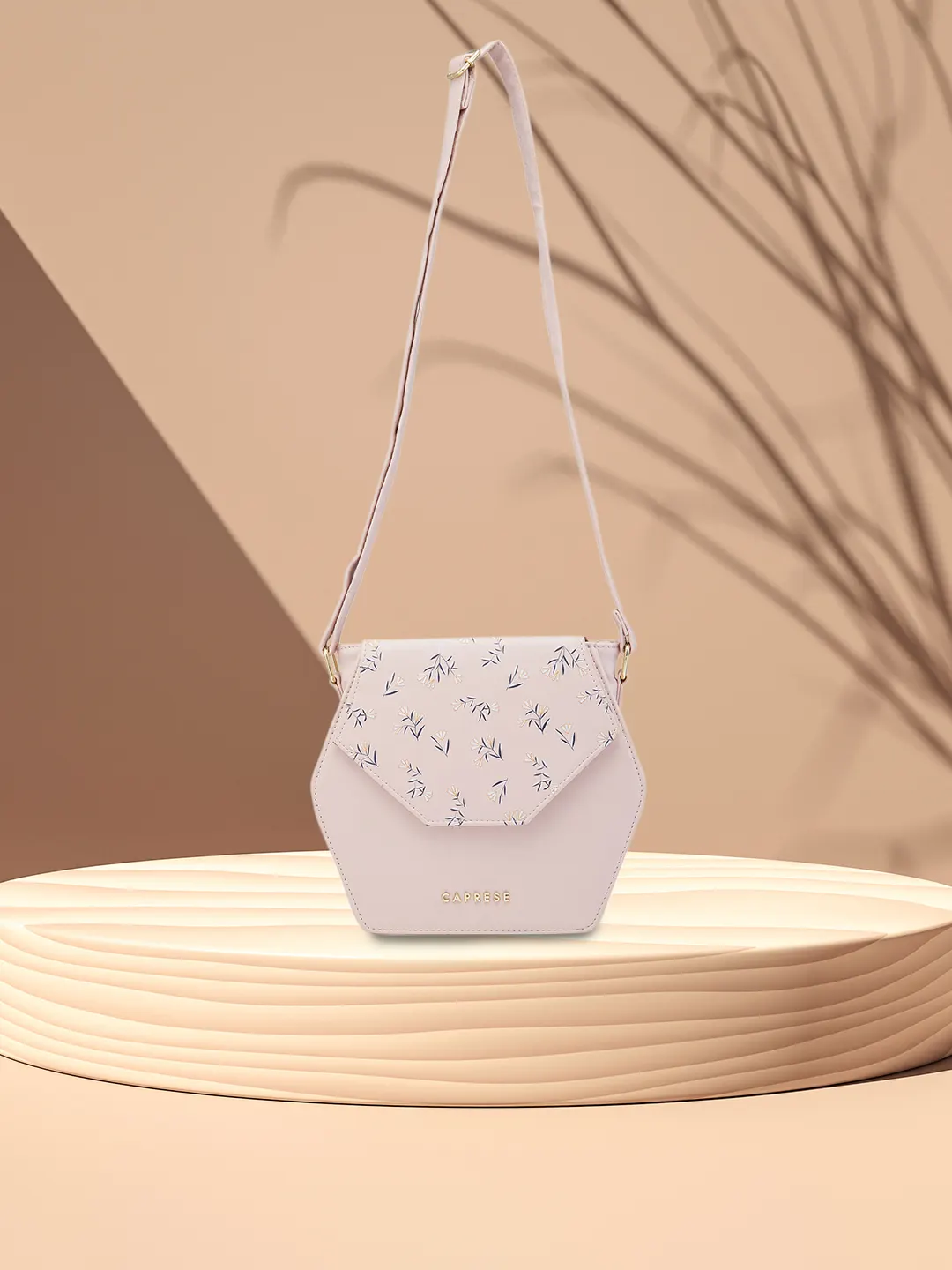 Caprese Merida Medium Printed Blush Sling Bag - Image 2