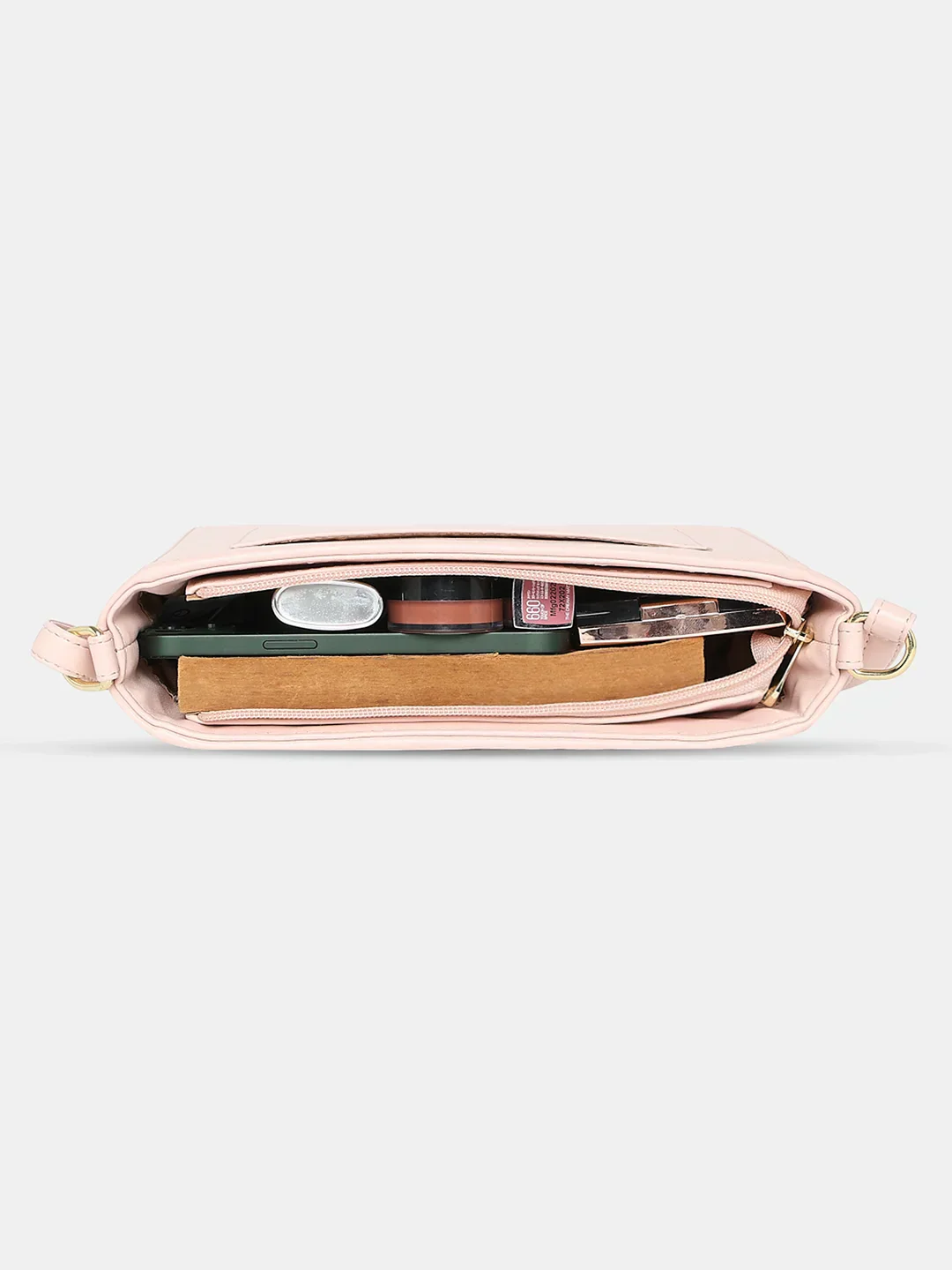 Caprese Merida Small Printed Blush Sling Bag - Image 11