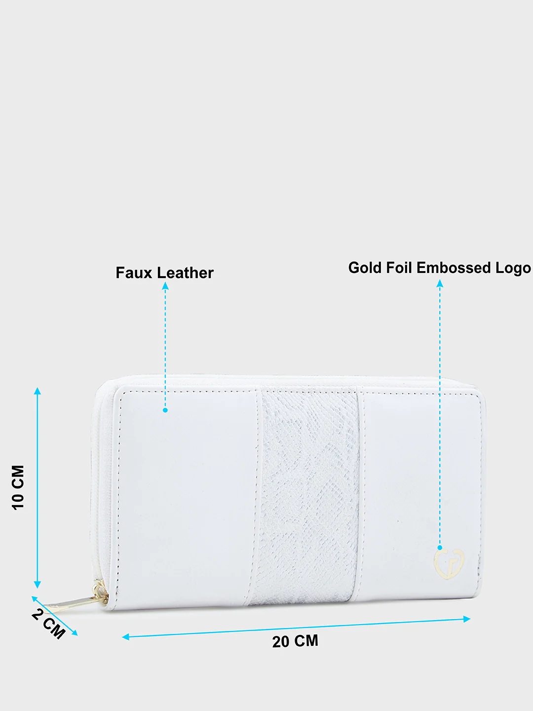 Caprese Merle Medium White Wallet - Image 11
