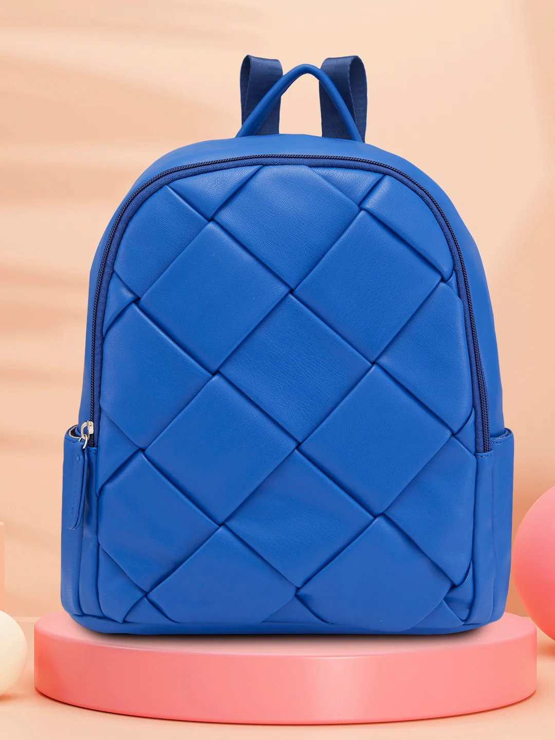Caprese Merlin Medium Blue Backpack - Image 2