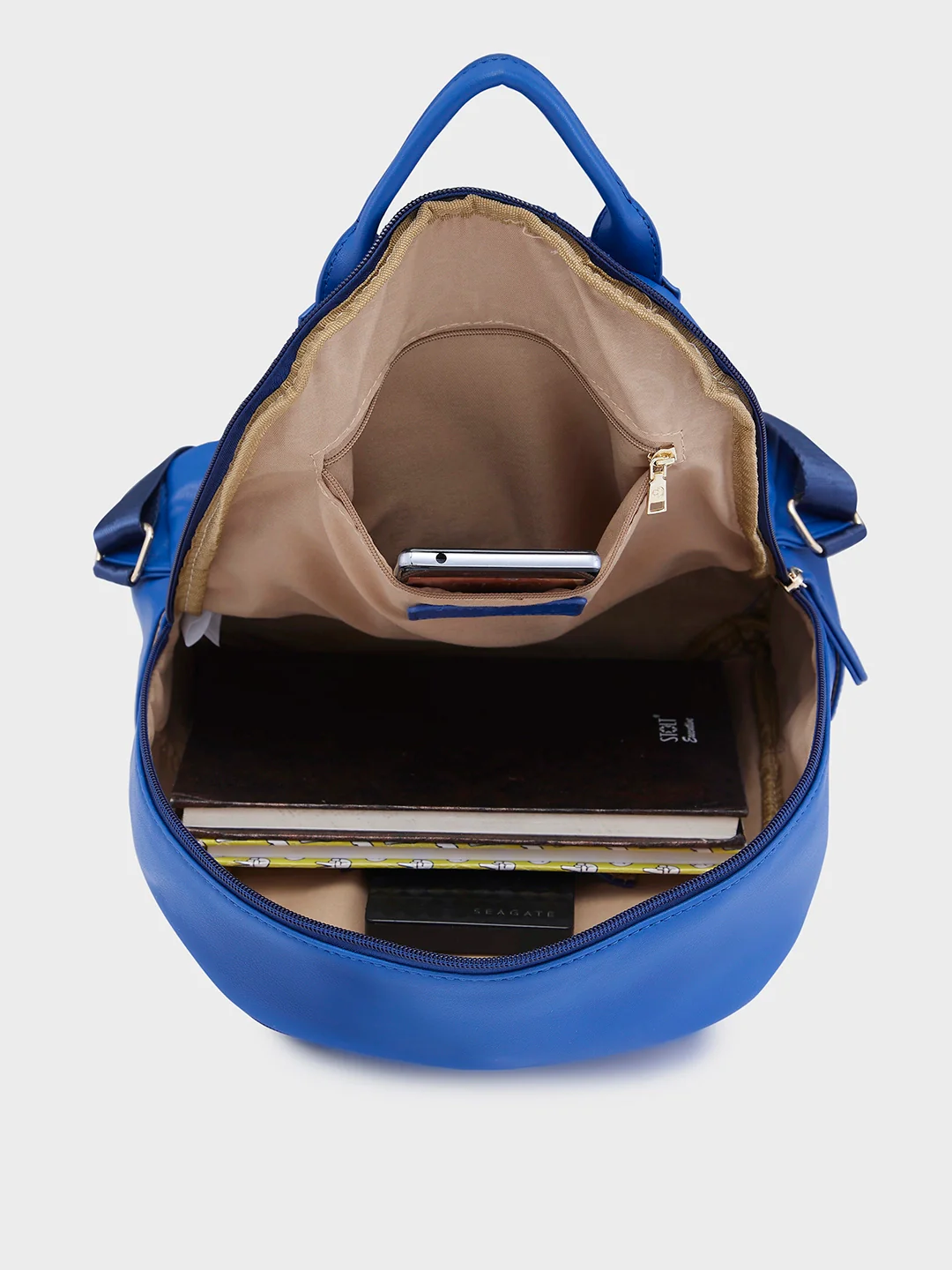 Caprese Merlin Medium Blue Backpack - Image 9