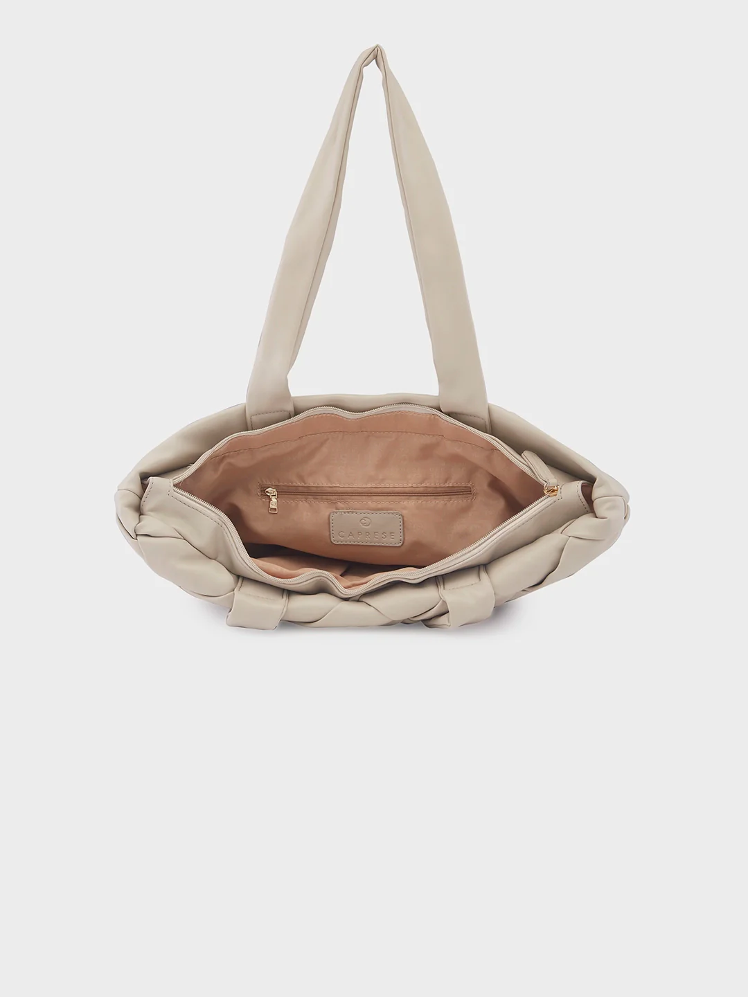 Caprese Merlin Large Beige Tote Bag - Image 9
