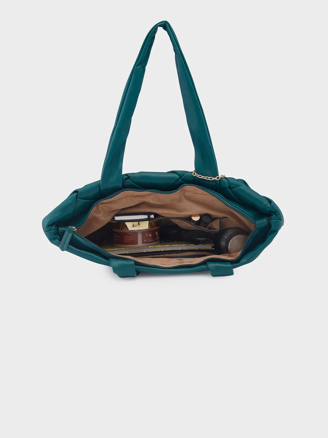 Caprese Merlin Large Bottle Green Tote Bag - Image 8