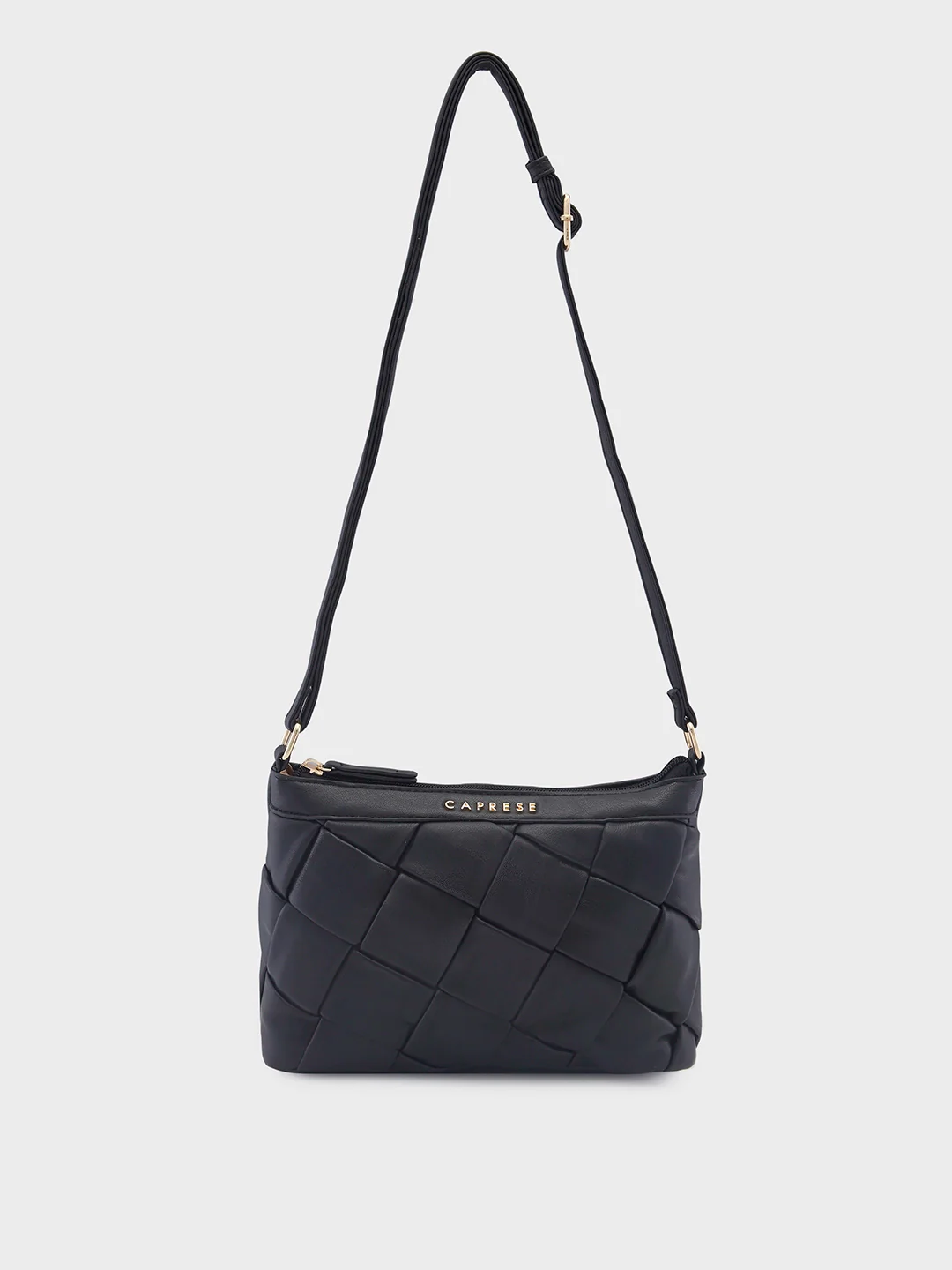 Caprese Merlin Medium Black Sling Bag