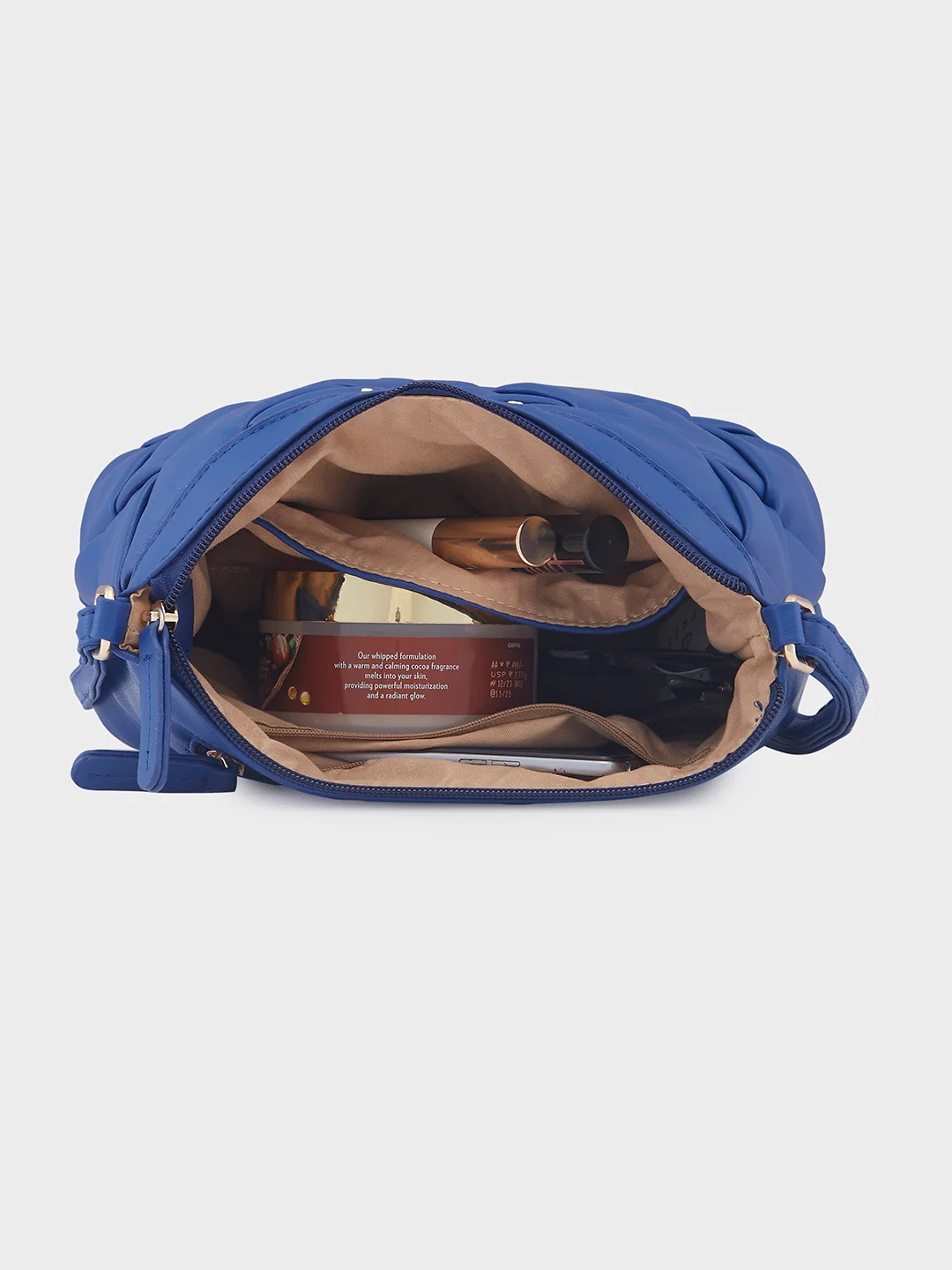 Caprese Merlin Medium Blue Sling Bag - Image 10