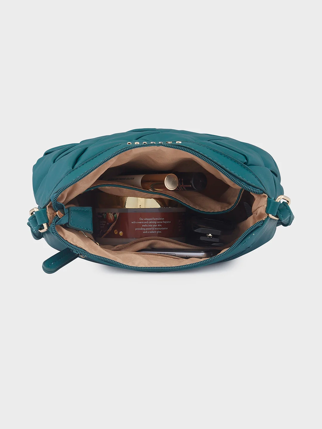 Caprese Merlin Medium Bottle Green Sling Bag - Image 7