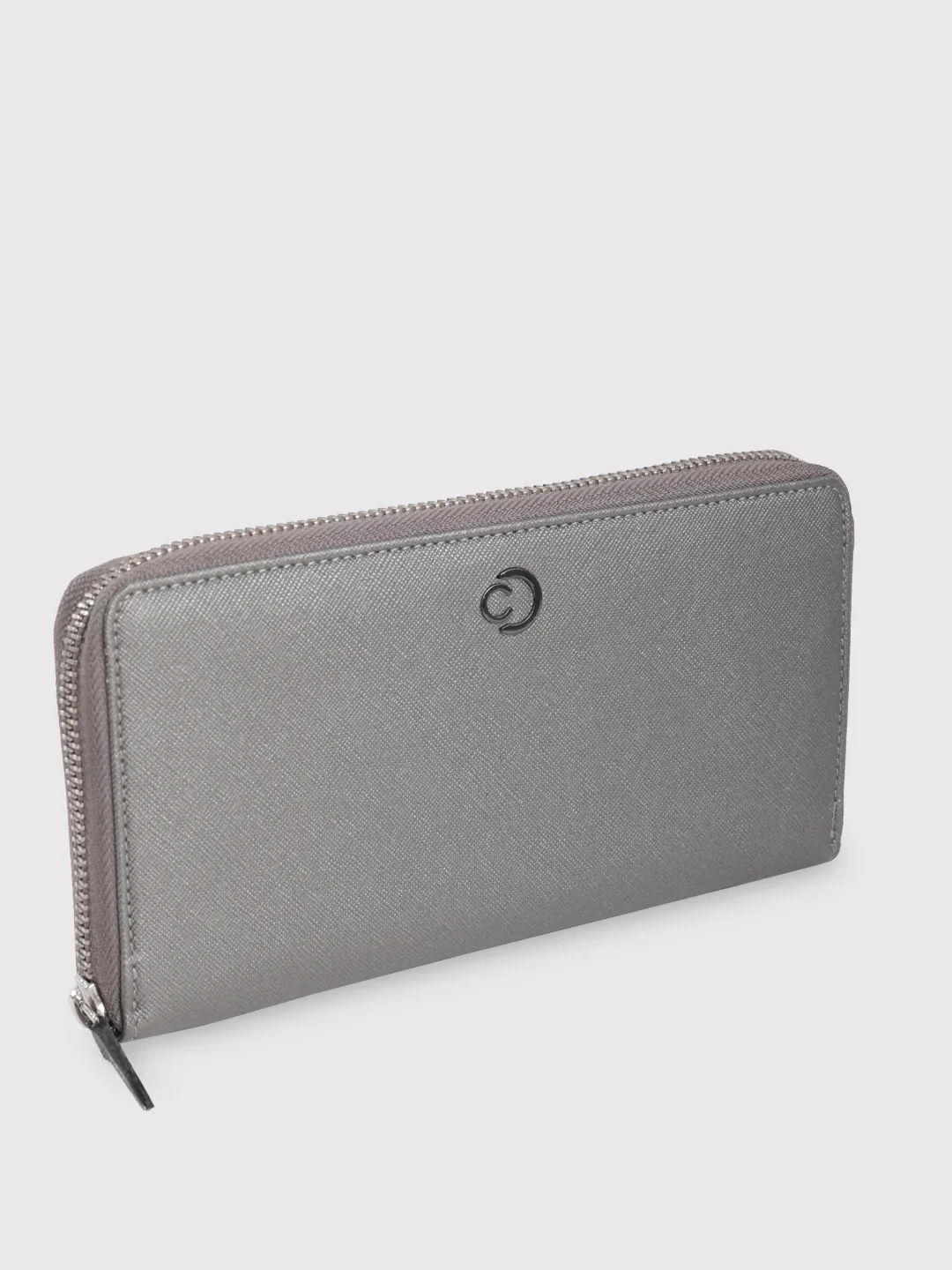 Caprese Mia Large Gunmetal Zip Around Wallet - Image 2