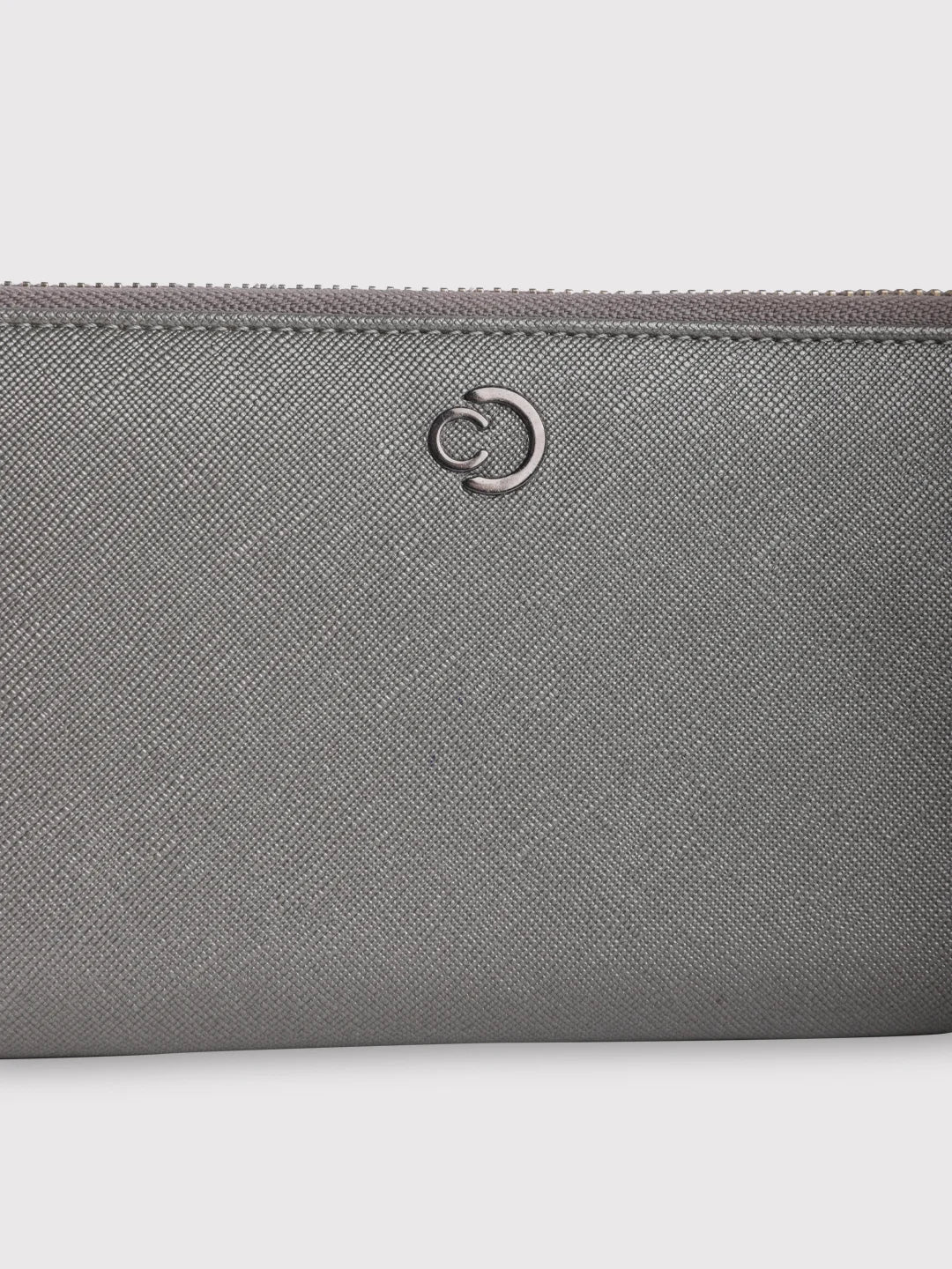 Caprese Mia Large Gunmetal Zip Around Wallet - Image 5