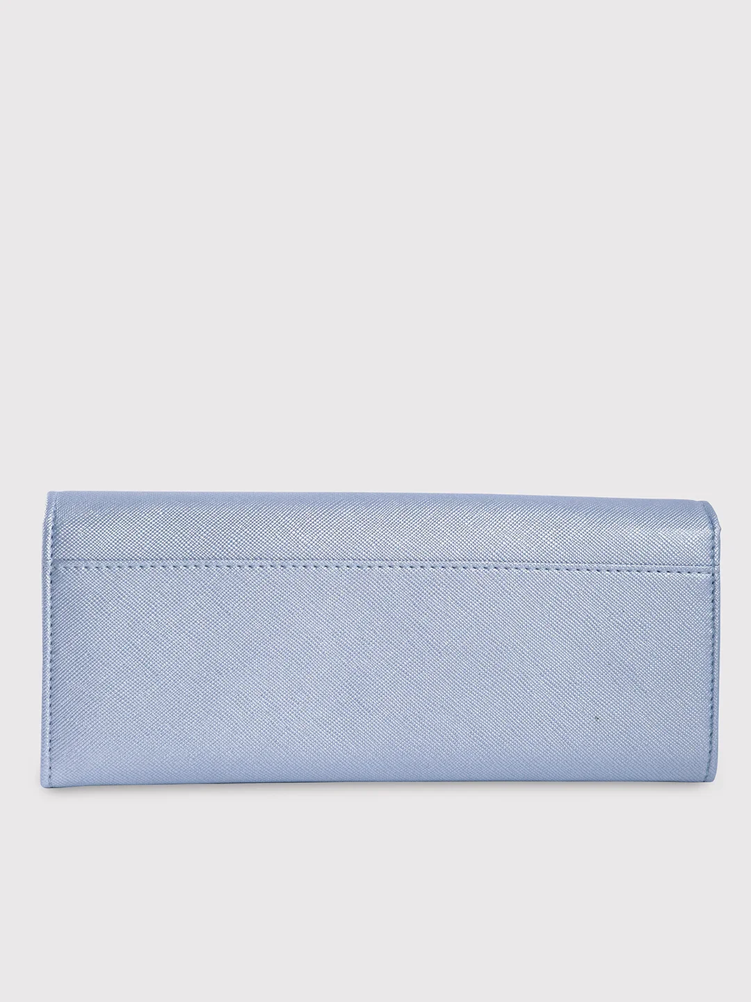 Caprese Mia Medium Pearl Blue Flap Wallet - Image 4