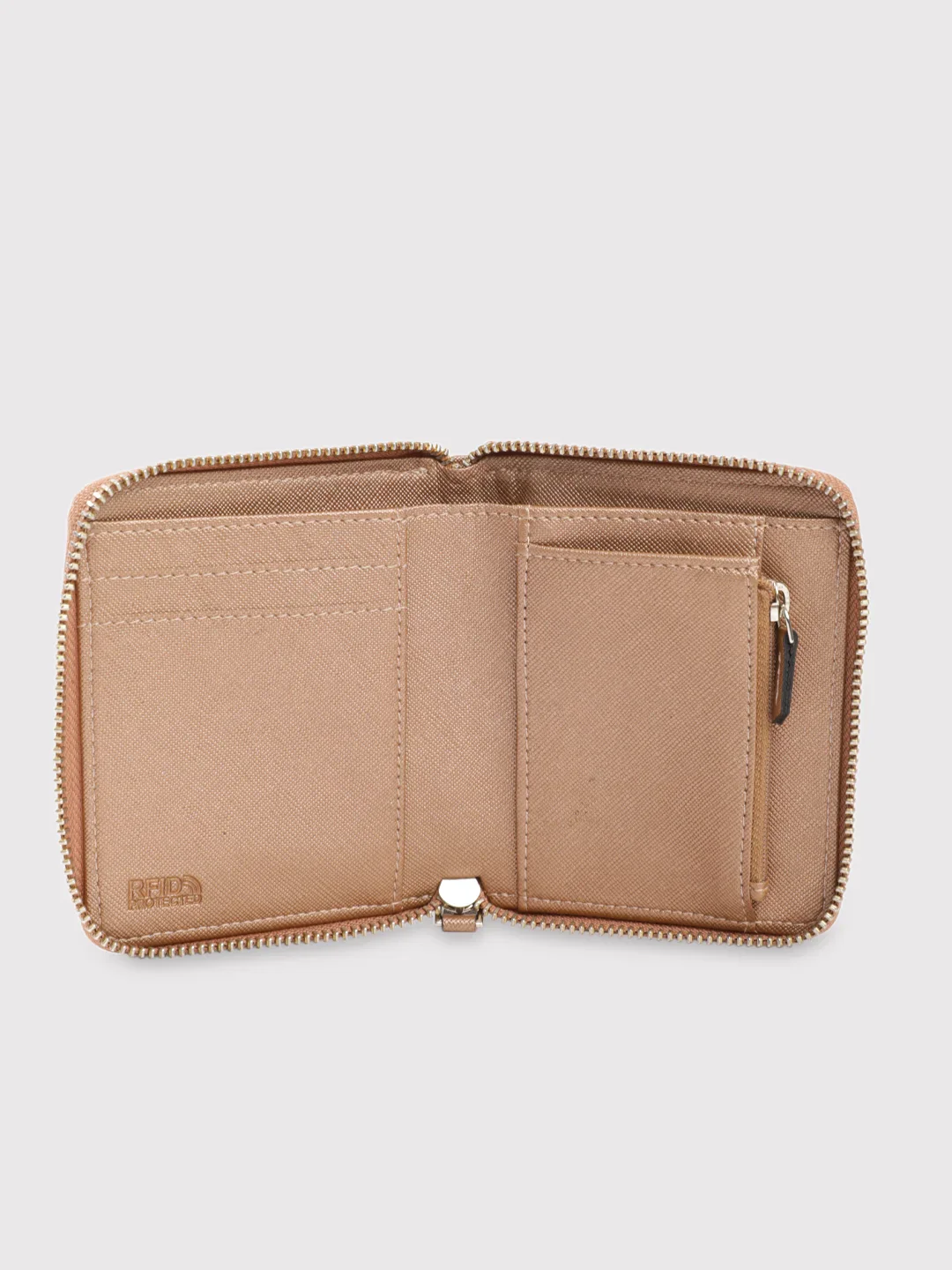 Caprese Mia Small Copper Zip Around Wallet - Image 6