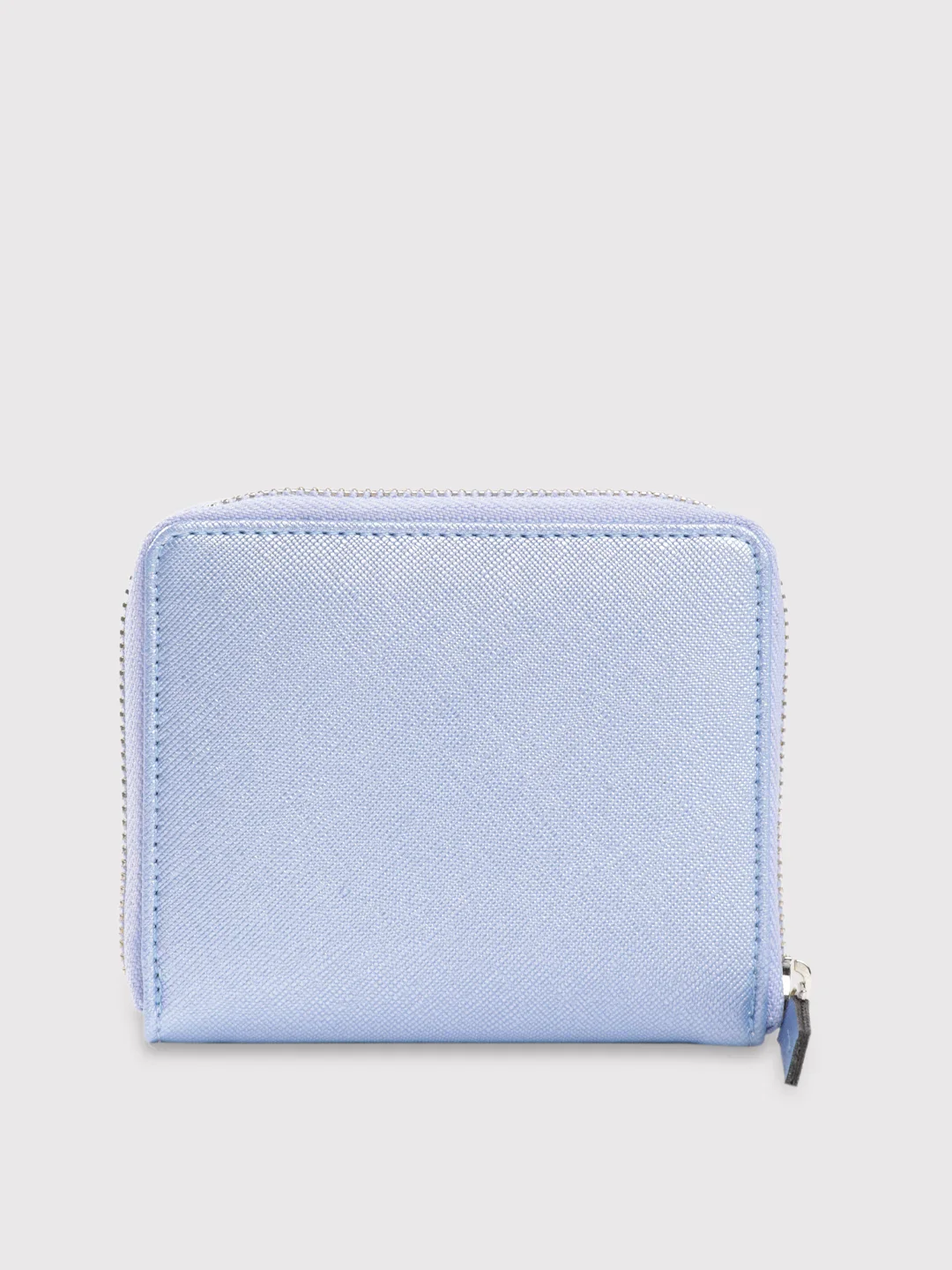 Caprese Mia Small Pearl Blue Zip Around Wallet - Image 4