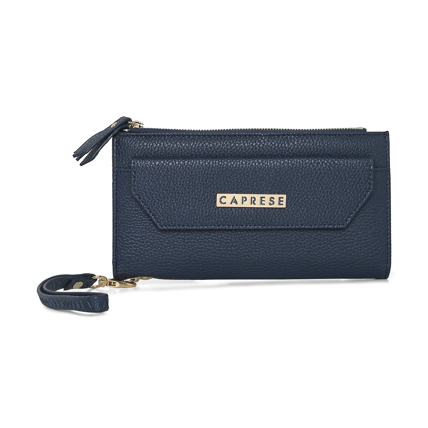 Caprese Mia Large Blue Zip Wallet