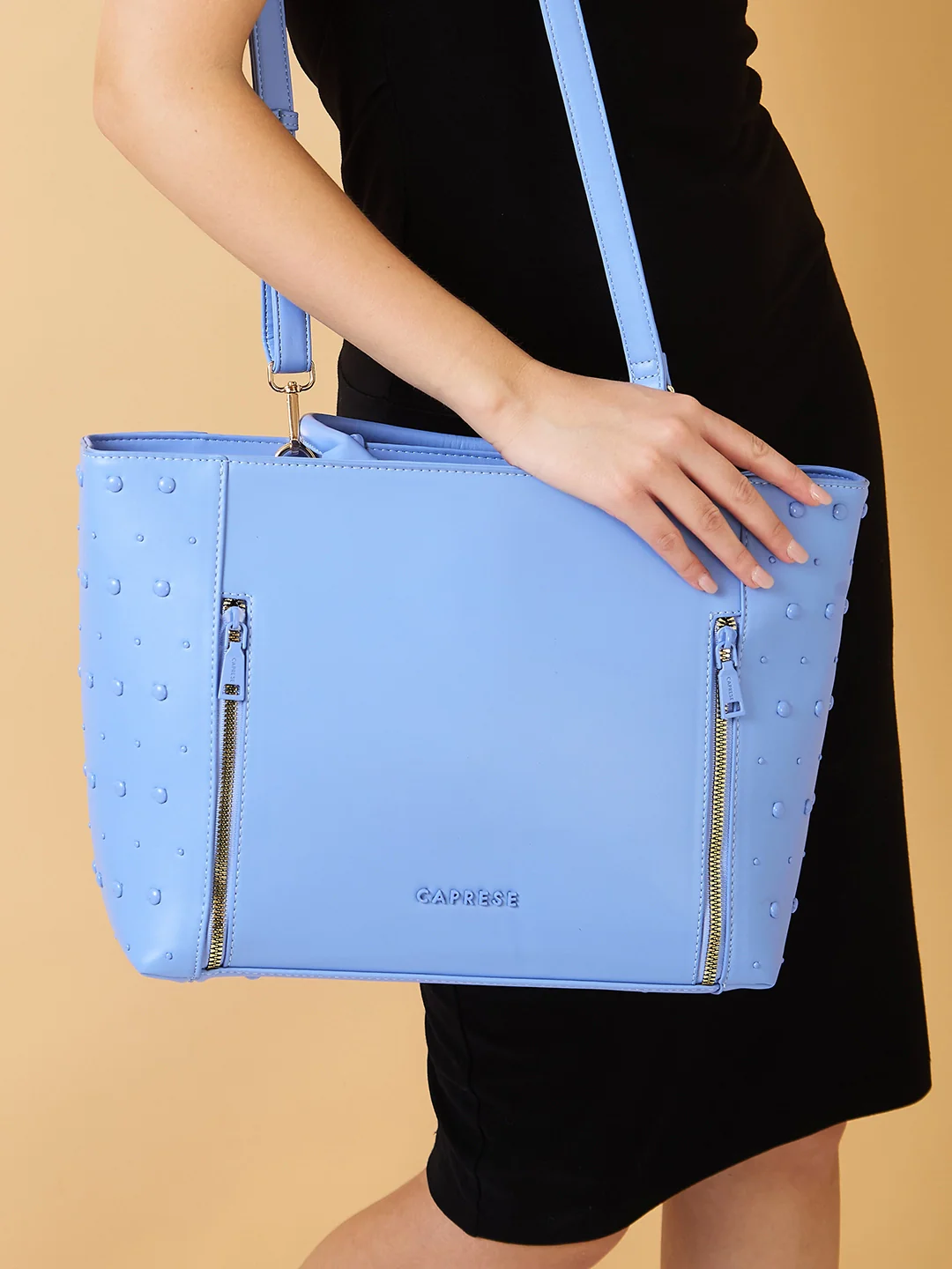 Caprese Midge Medium Powder Blue Tote Bag - Image 8