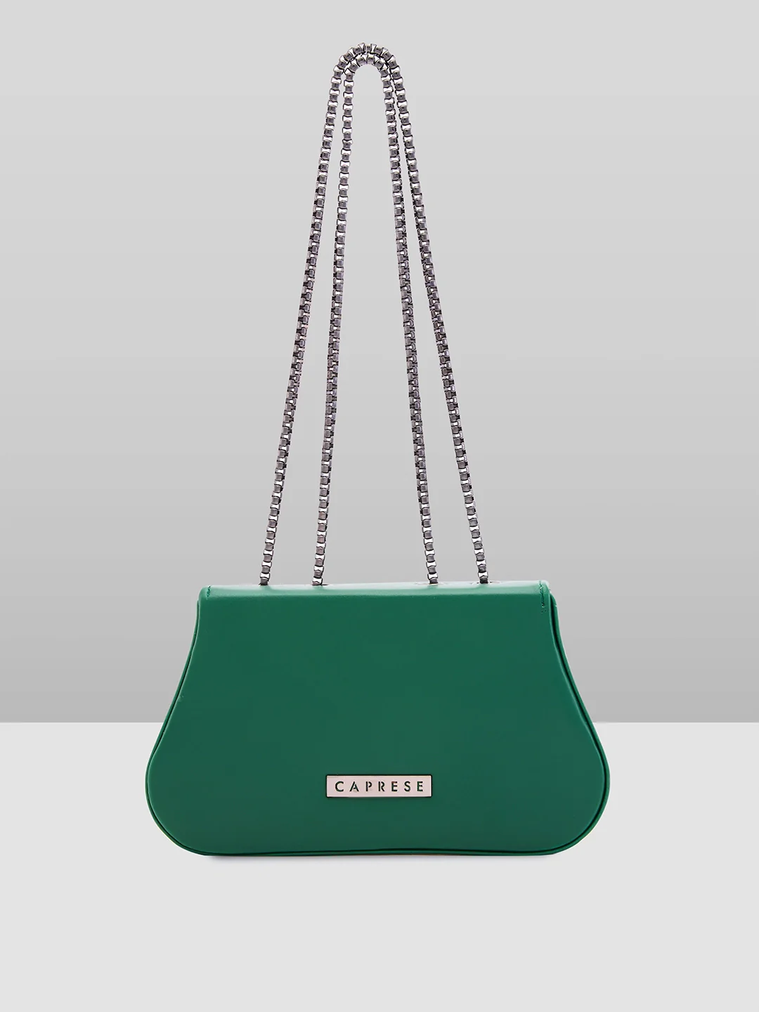 Caprese Miko Medium Dark Green Sling Bag - Image 3
