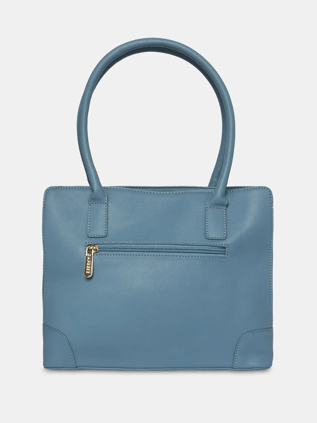 Caprese Milan Medium Blue Satchel Bag - Image 6