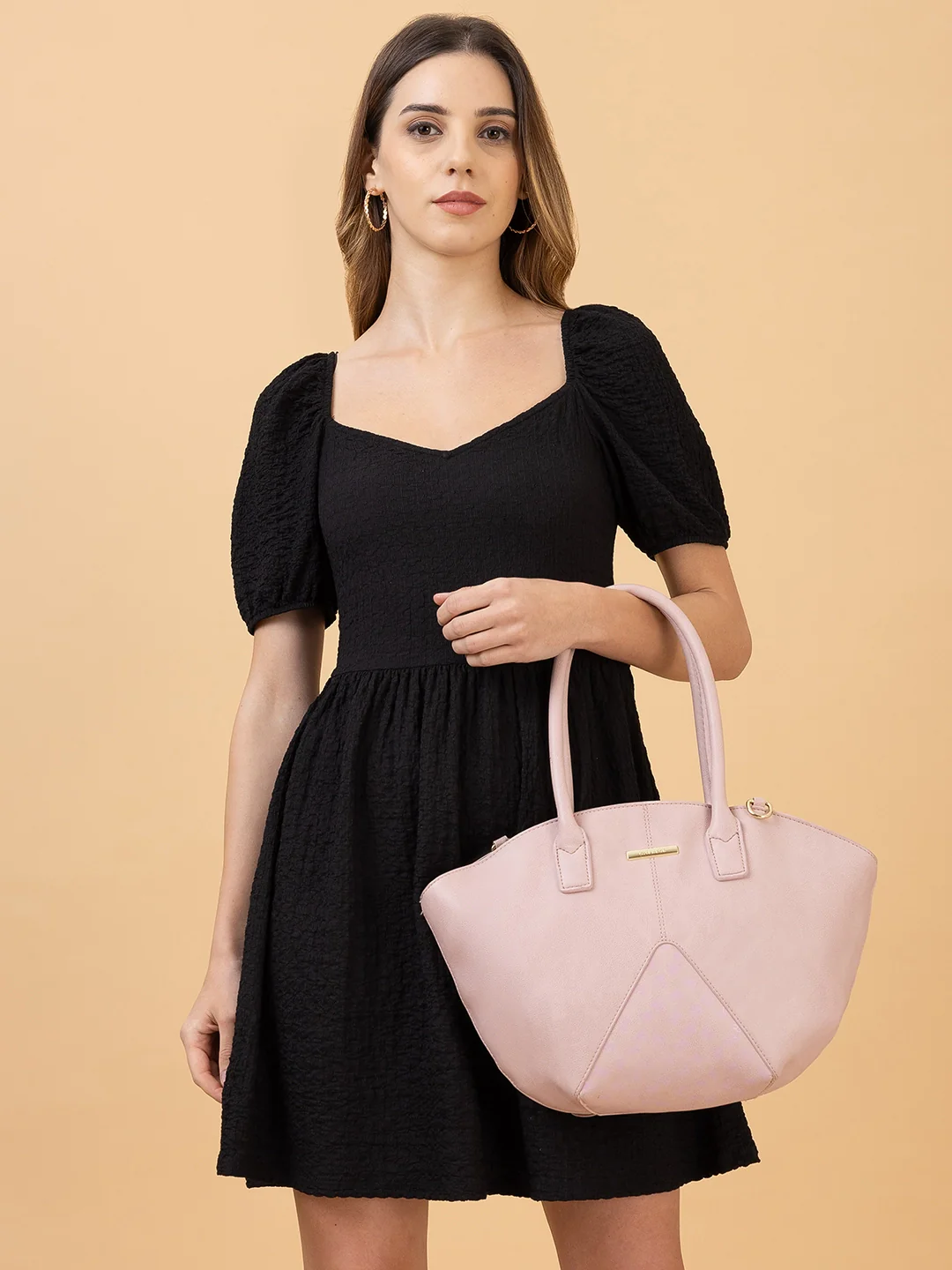 Caprese Milly Medium Pink Satchel Bag - Image 2