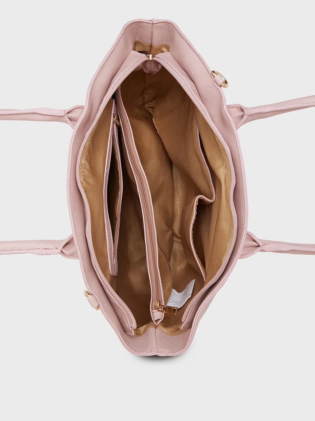 Caprese Milly Medium Pink Satchel Bag - Image 7