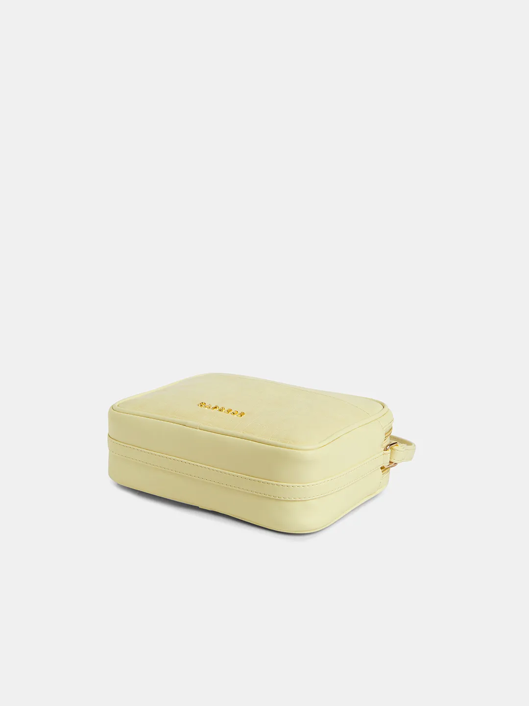 Caprese Minato Medium Dark Beige Sling Bag - Image 5