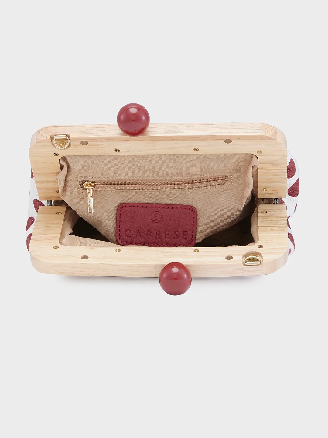 Caprese Mindy Small Red Clutch Bag - Image 10