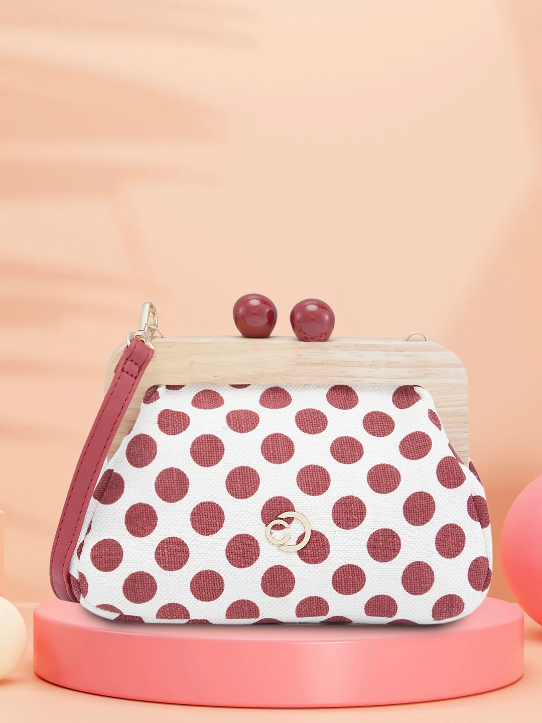 Caprese Mindy Small Red Clutch Bag - Image 2