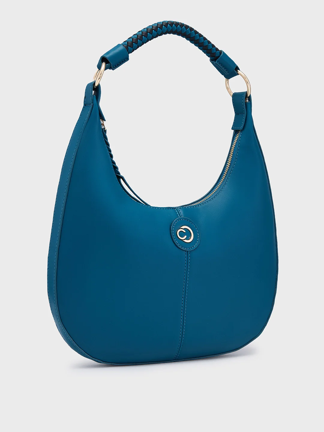 Caprese Mindy Medium Teal Hobo Bag - Image 5