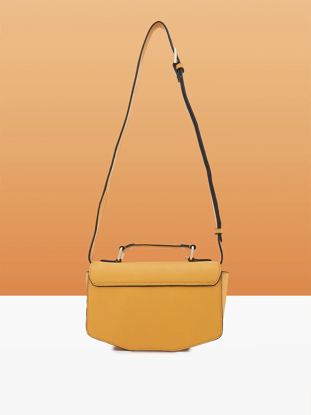 Caprese Minimal Formal Medium Yellow Sling Bag - Image 5