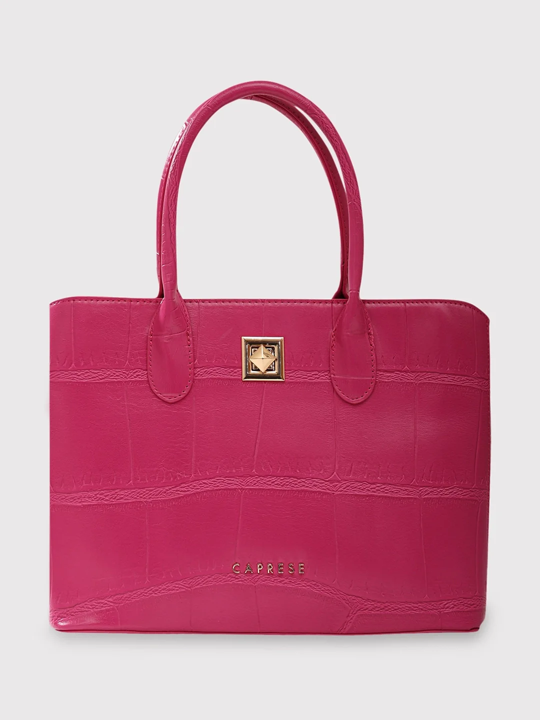 Caprese Mink Small Fuchsia Satchel Bag