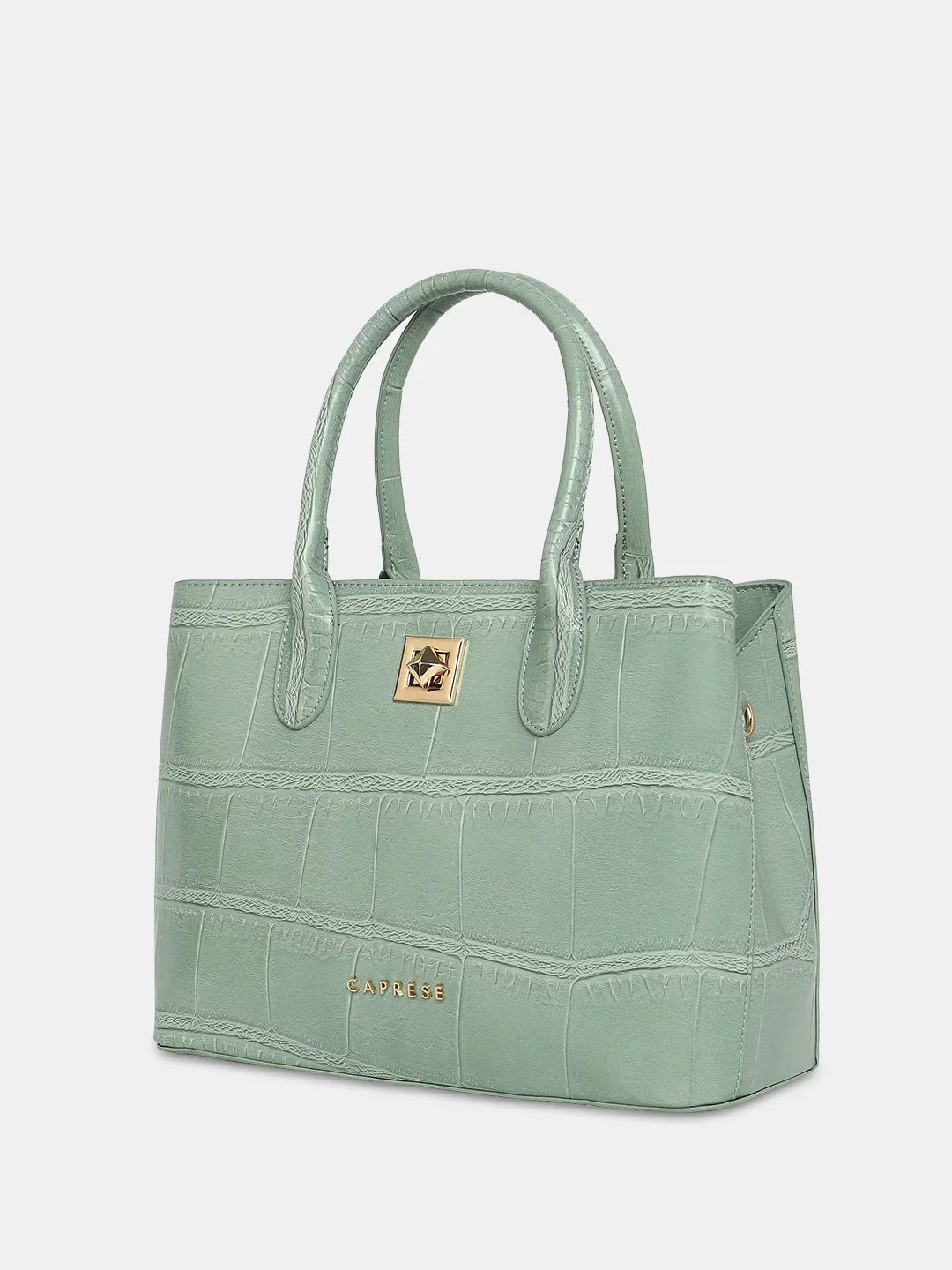 Caprese Mink Small Mint Satchel Bag - Image 5