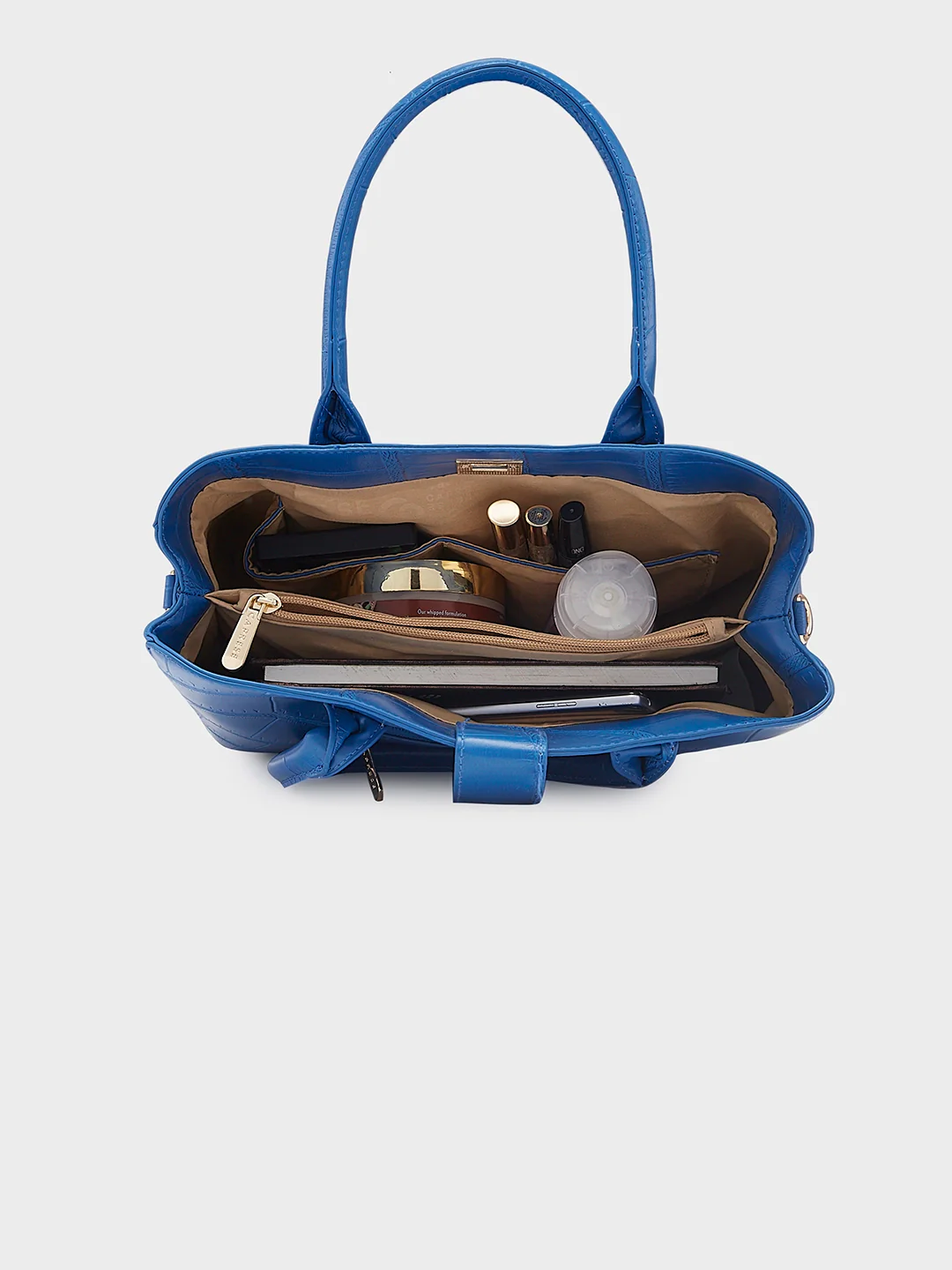 Caprese Mink Small Ultramarine Satchel Bag - Image 3