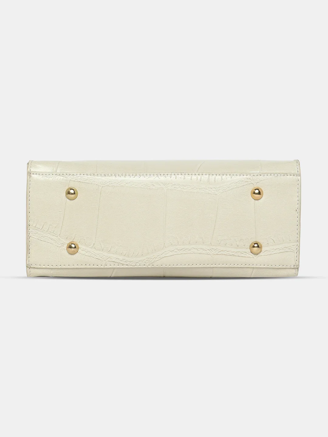 Caprese Mink Small Croco Beige Tote Bag - Image 8