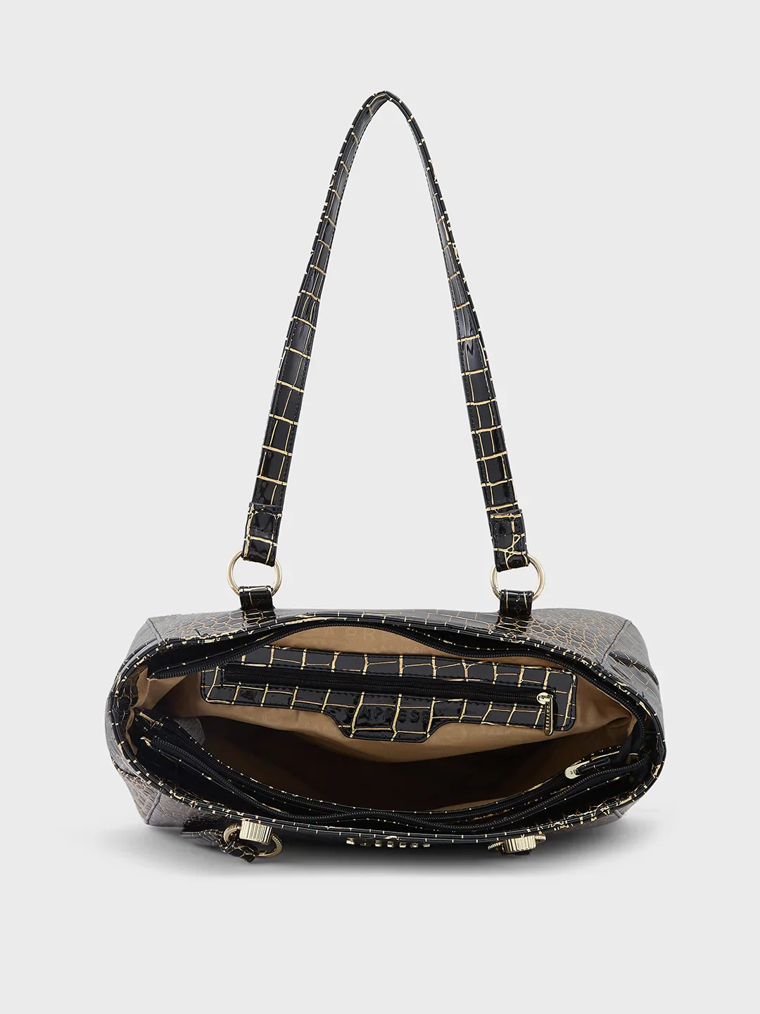 Caprese Miranda Large Black Tote Bag - Image 9