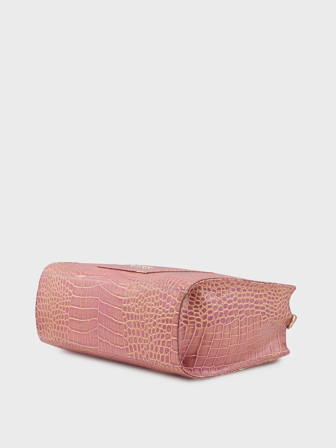 Caprese Miranda Medium Croco Pink Tote Bag - Image 5