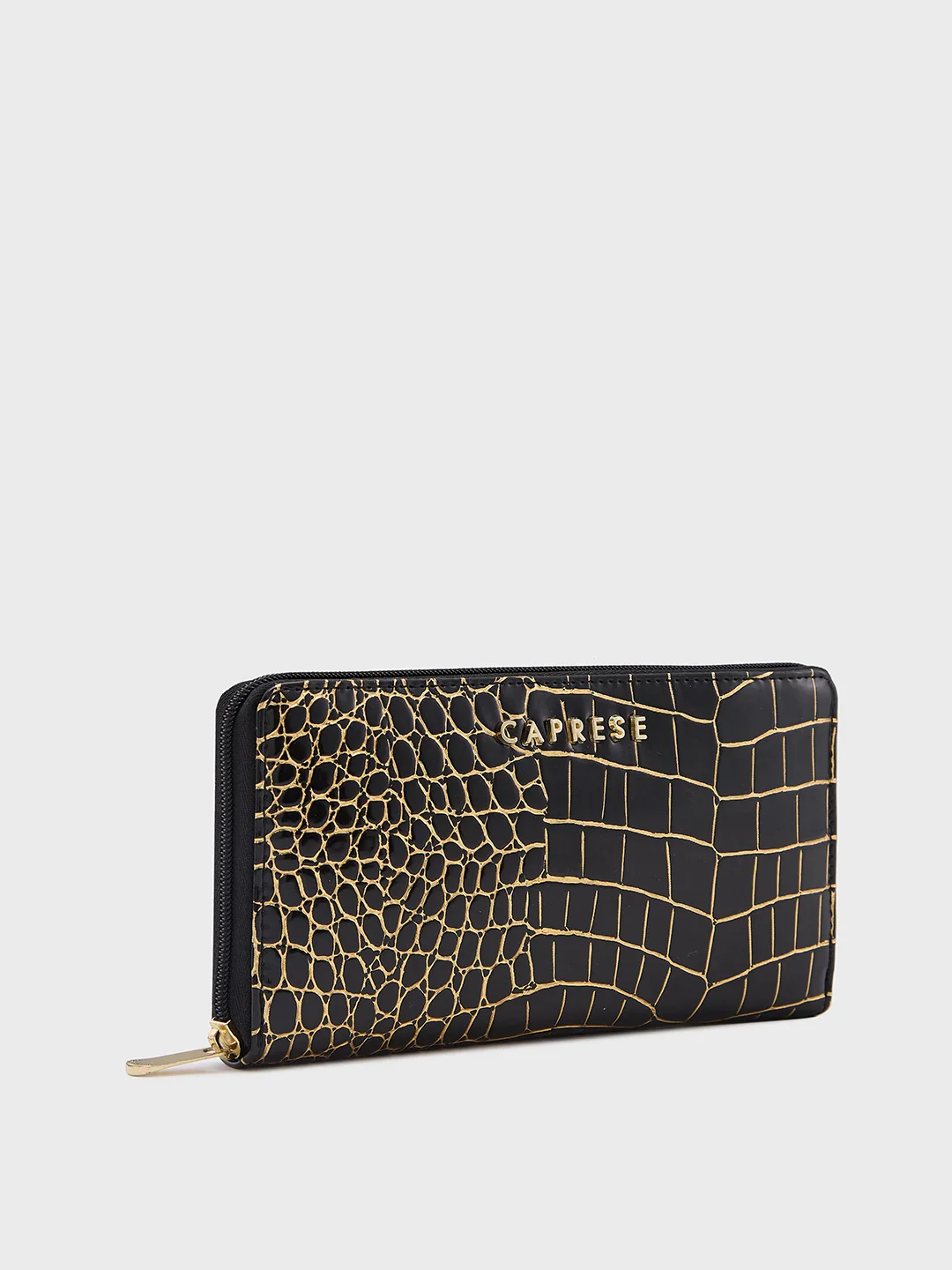 Caprese Miranda Large Black Zip Around Wallet - Image 2