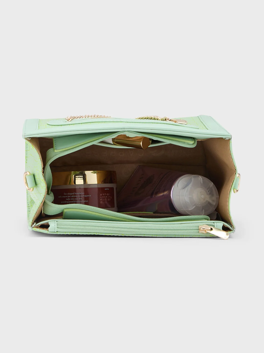 Caprese Mist Medium Mint Crossbody Bag - Image 10