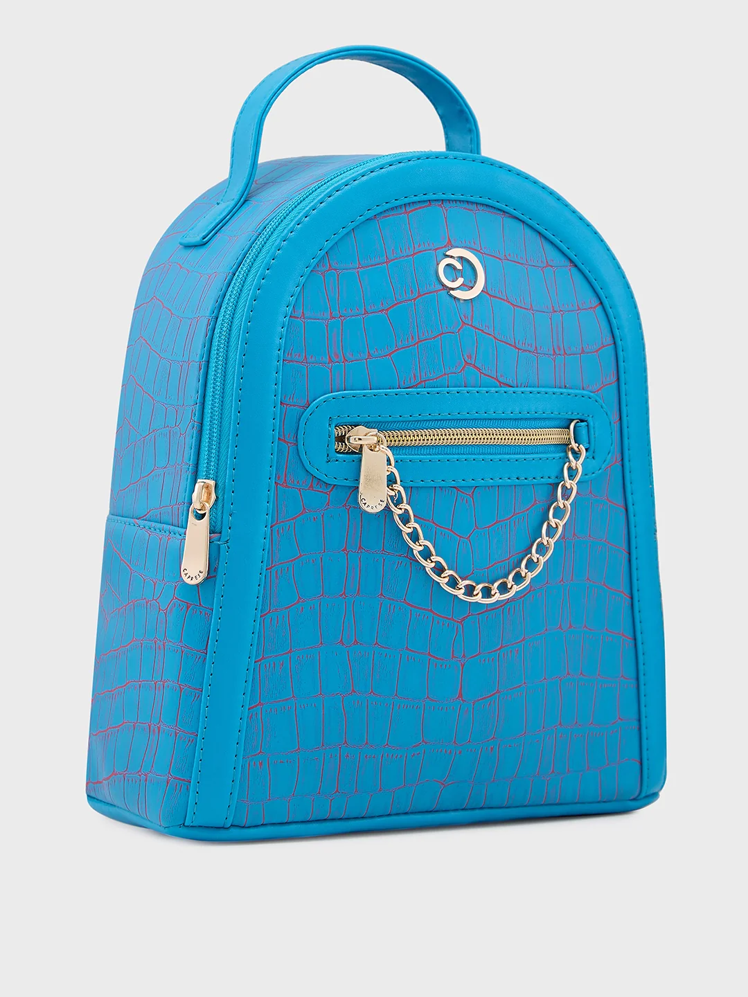 Caprese Mist Small Blue Backpack - Image 5