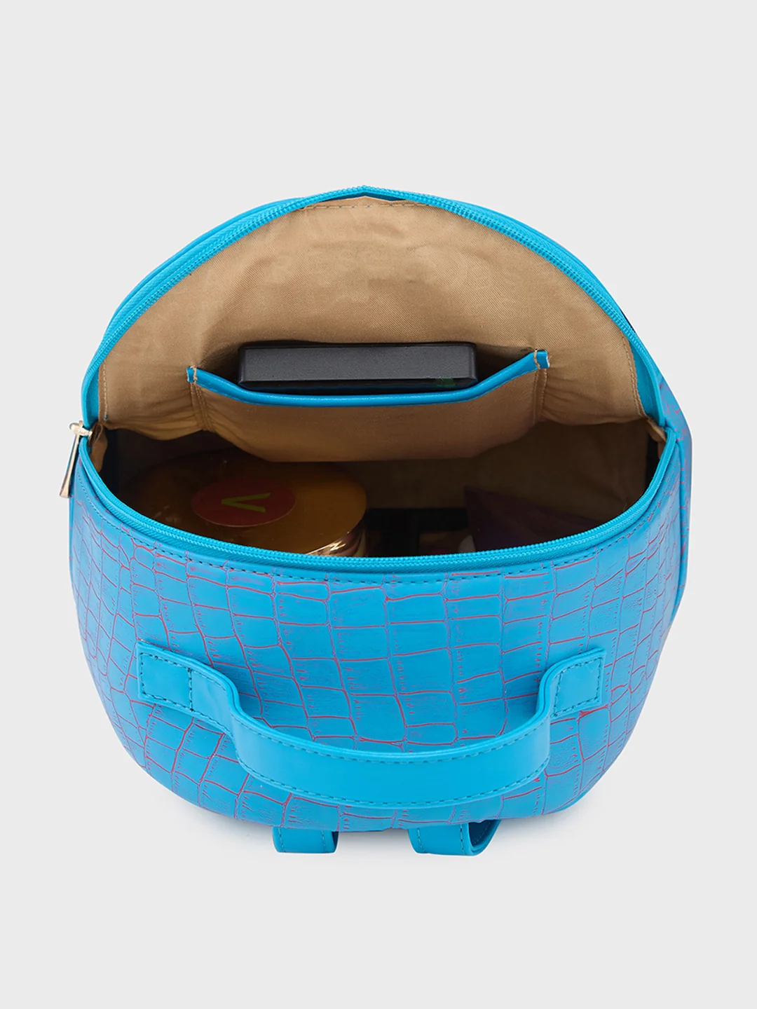 Caprese Mist Small Blue Backpack - Image 9