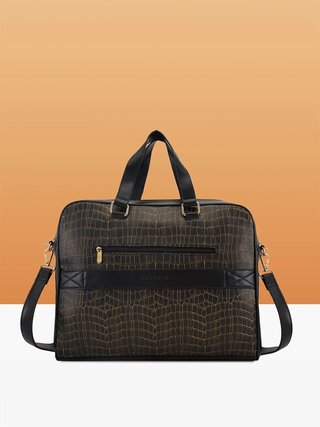 Caprese Mist Laptop Bag Large Black - Image 5